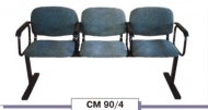 Многоместный стул-тройка СМ 90/4 (с подлокотниками)